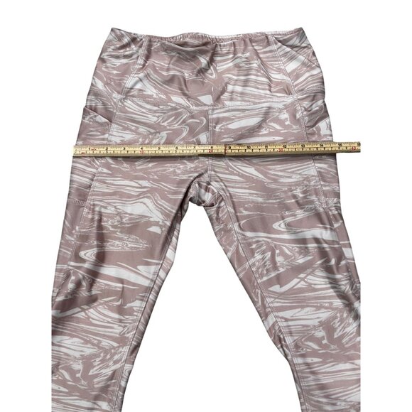 RBX Womens Pink-White Abstract Pattern Leggings S/P - Picture 8 of 8